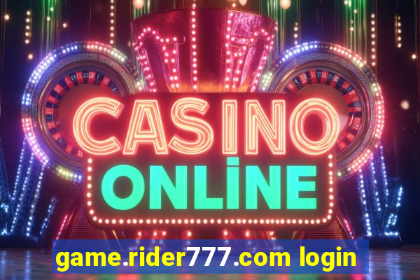 game.rider777.com login